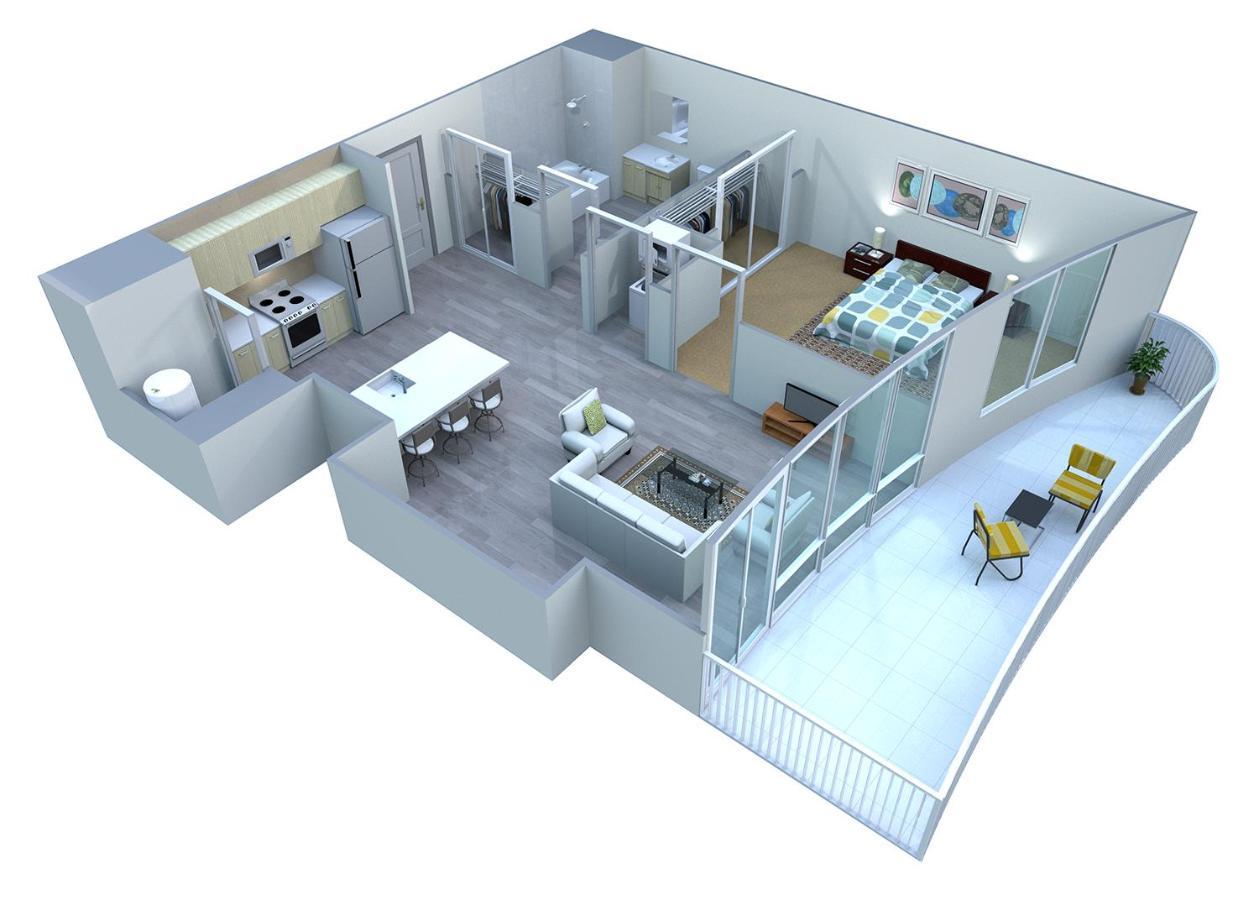 Placemakr Premier Sobro Nashville Dış mekan fotoğraf 3D floor plan
