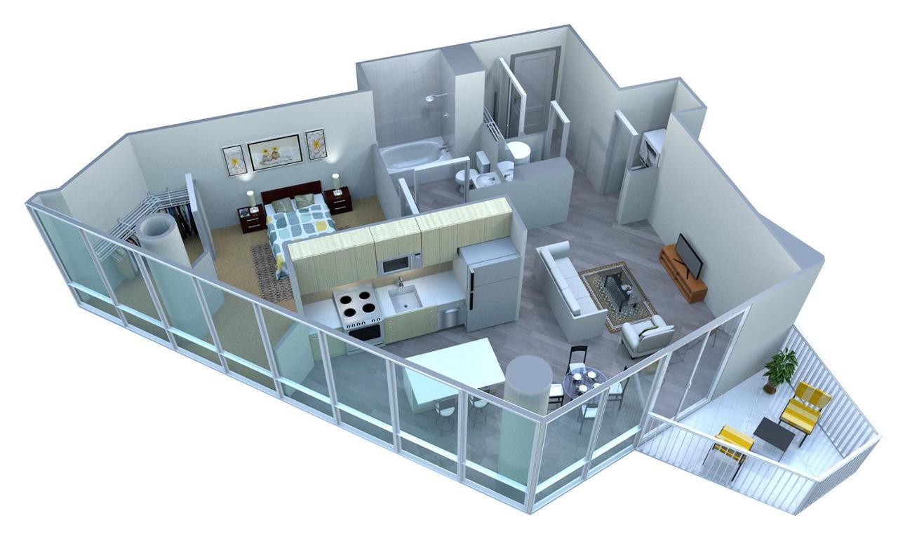 Placemakr Premier Sobro Nashville Dış mekan fotoğraf A 3D floor plan of a typical apartment